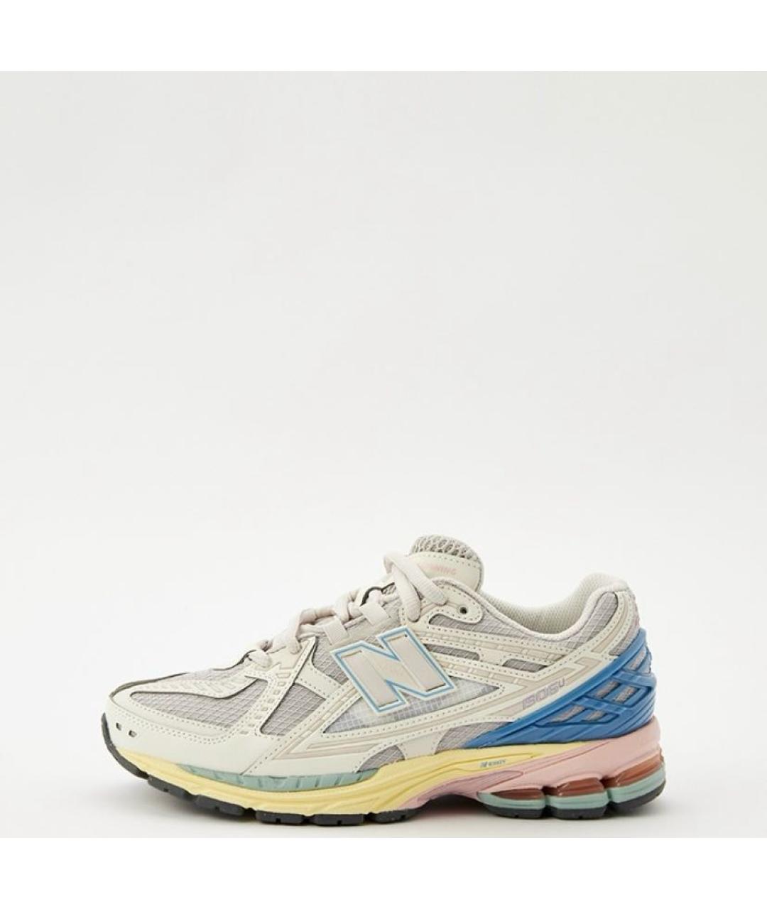 NEW BALANCE Серые текстильные низкие кроссовки / кеды, фото 2