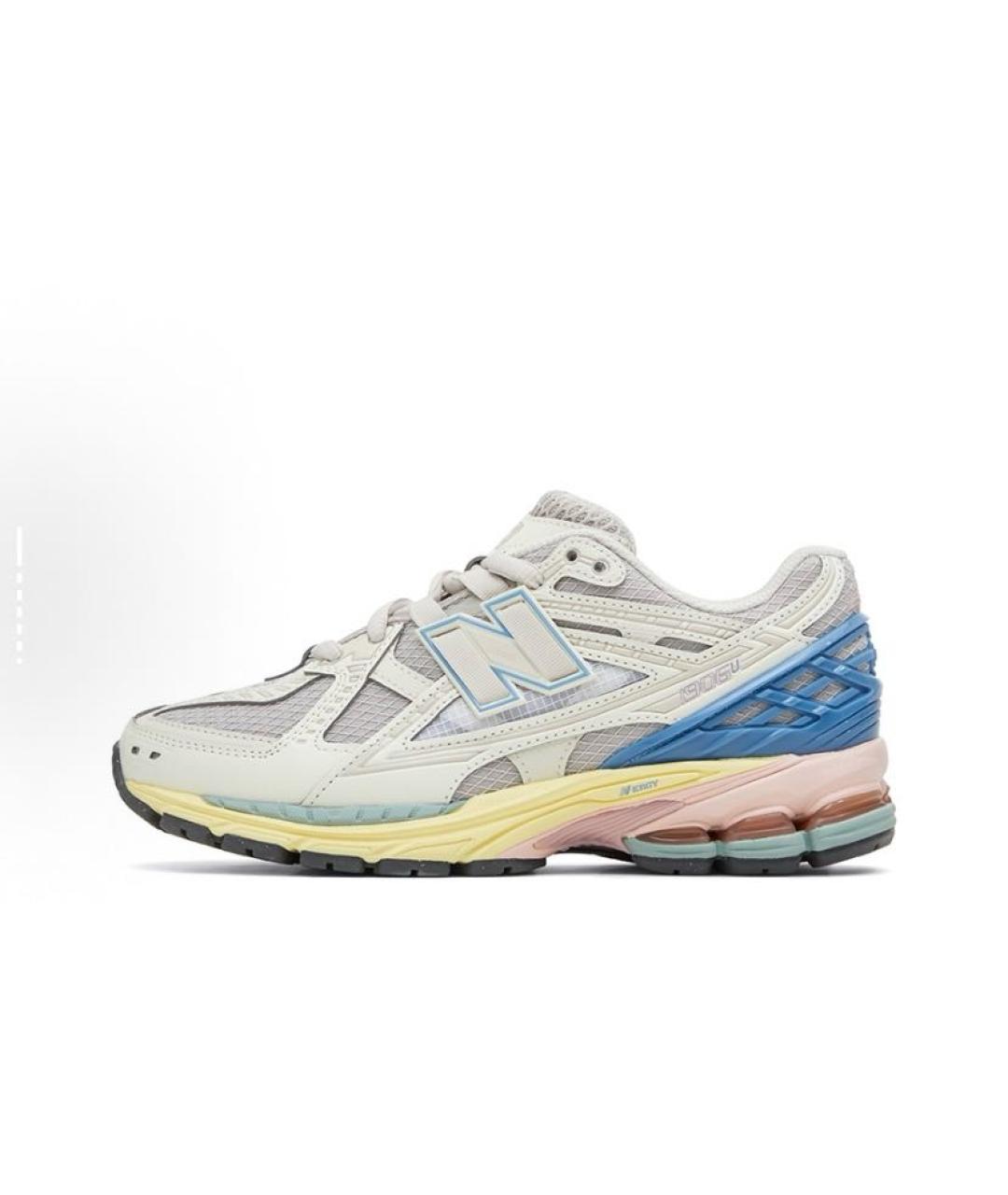 NEW BALANCE Серые текстильные низкие кроссовки / кеды, фото 3