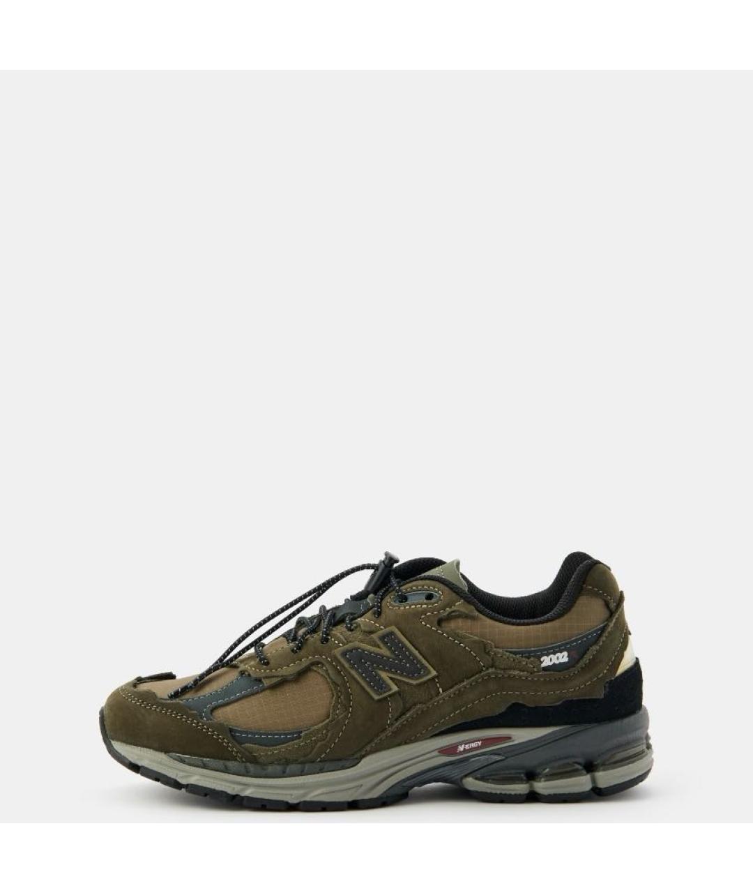 NEW BALANCE Хаки замшевые низкие кроссовки / кеды, фото 2