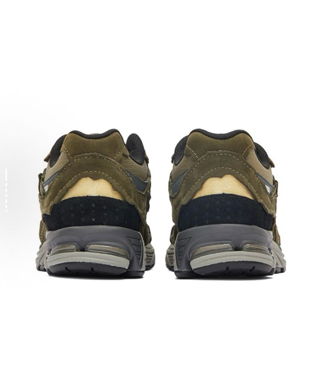 NEW BALANCE Хаки замшевые низкие кроссовки / кеды, фото 6