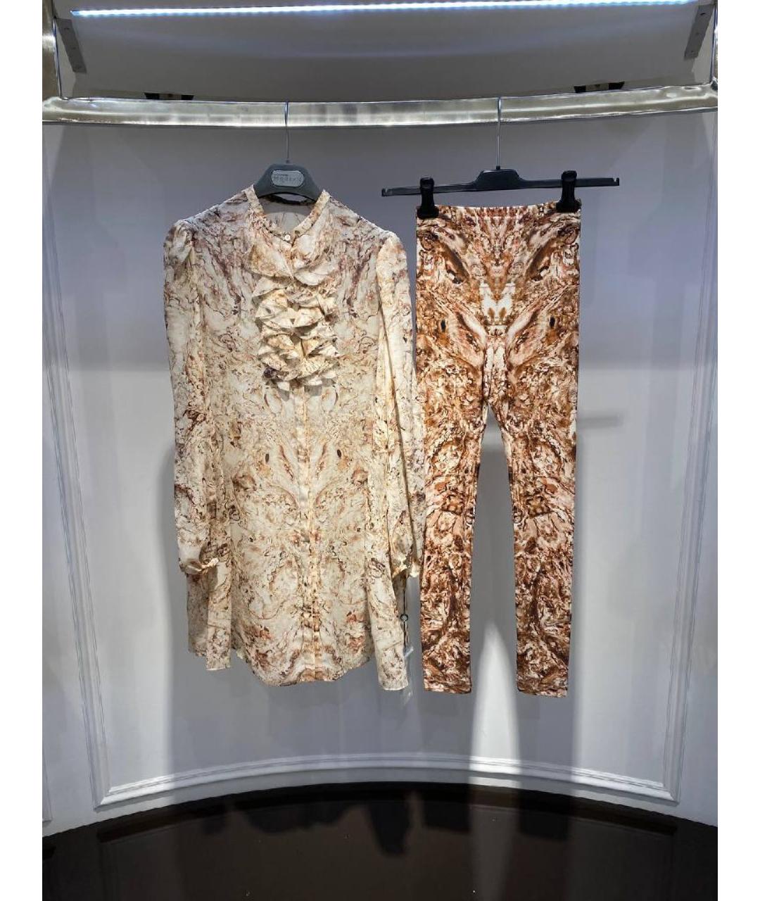 ALEXANDER MCQUEEN Бежевый костюм с брюками, фото 3
