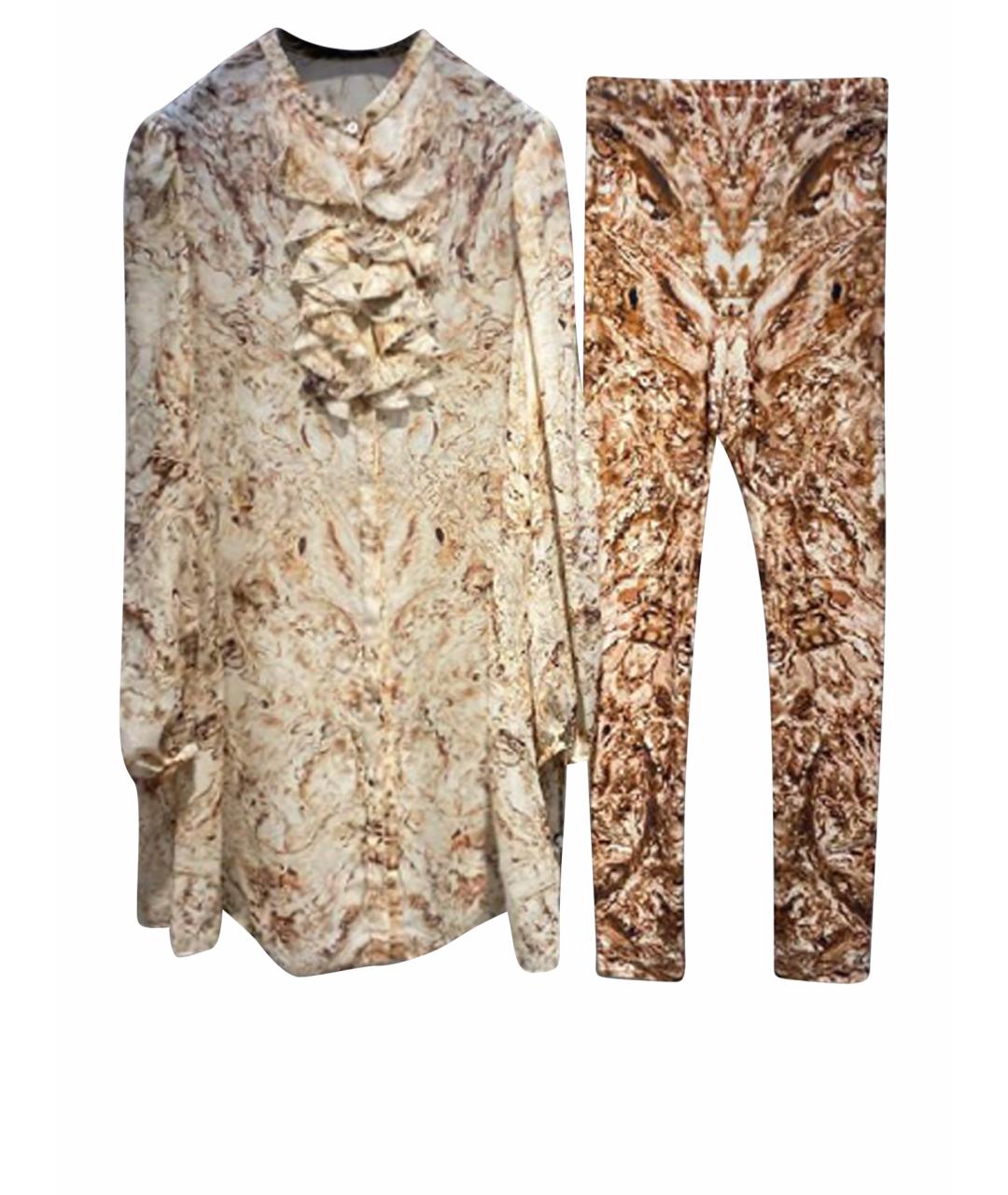ALEXANDER MCQUEEN Бежевый костюм с брюками, фото 1