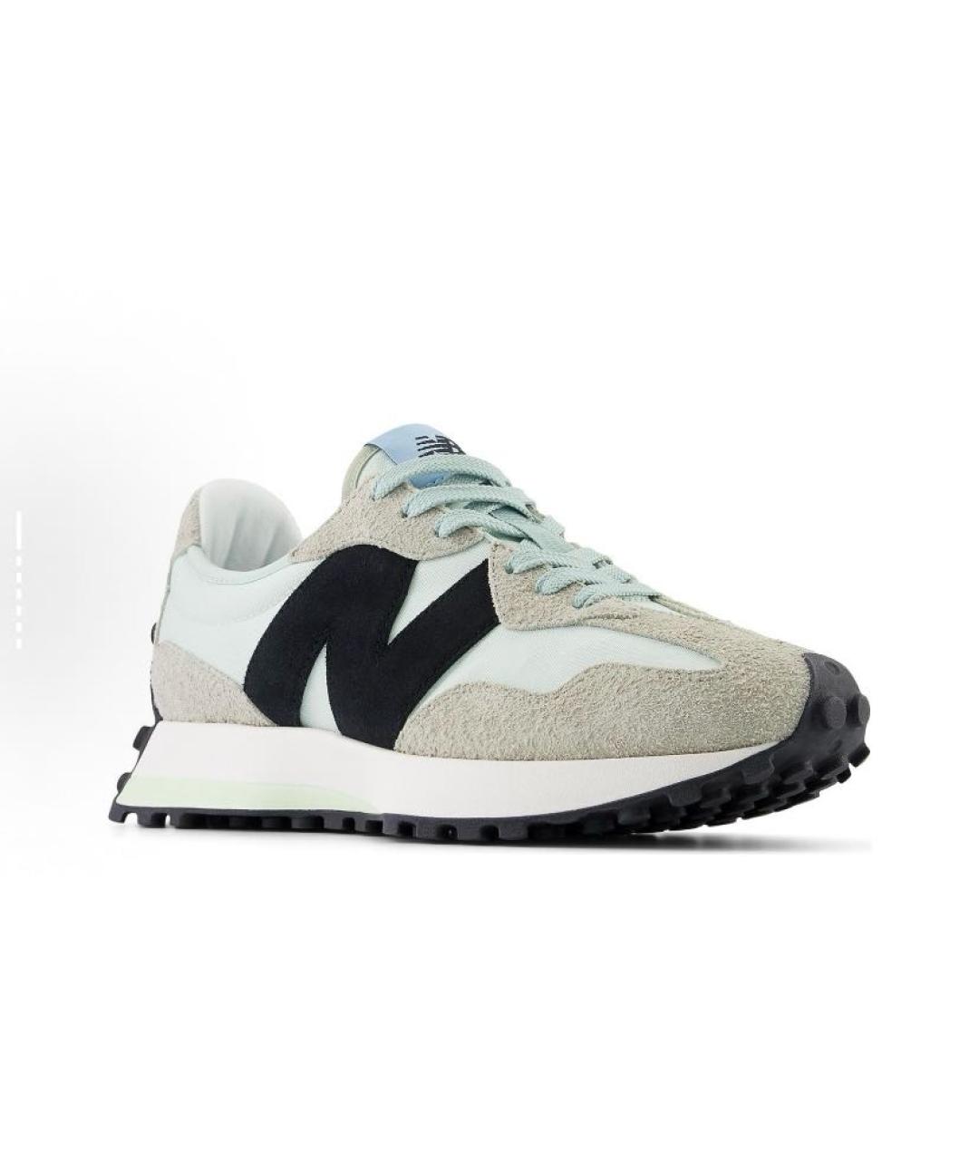 NEW BALANCE Бежевые замшевые низкие кроссовки / кеды, фото 4