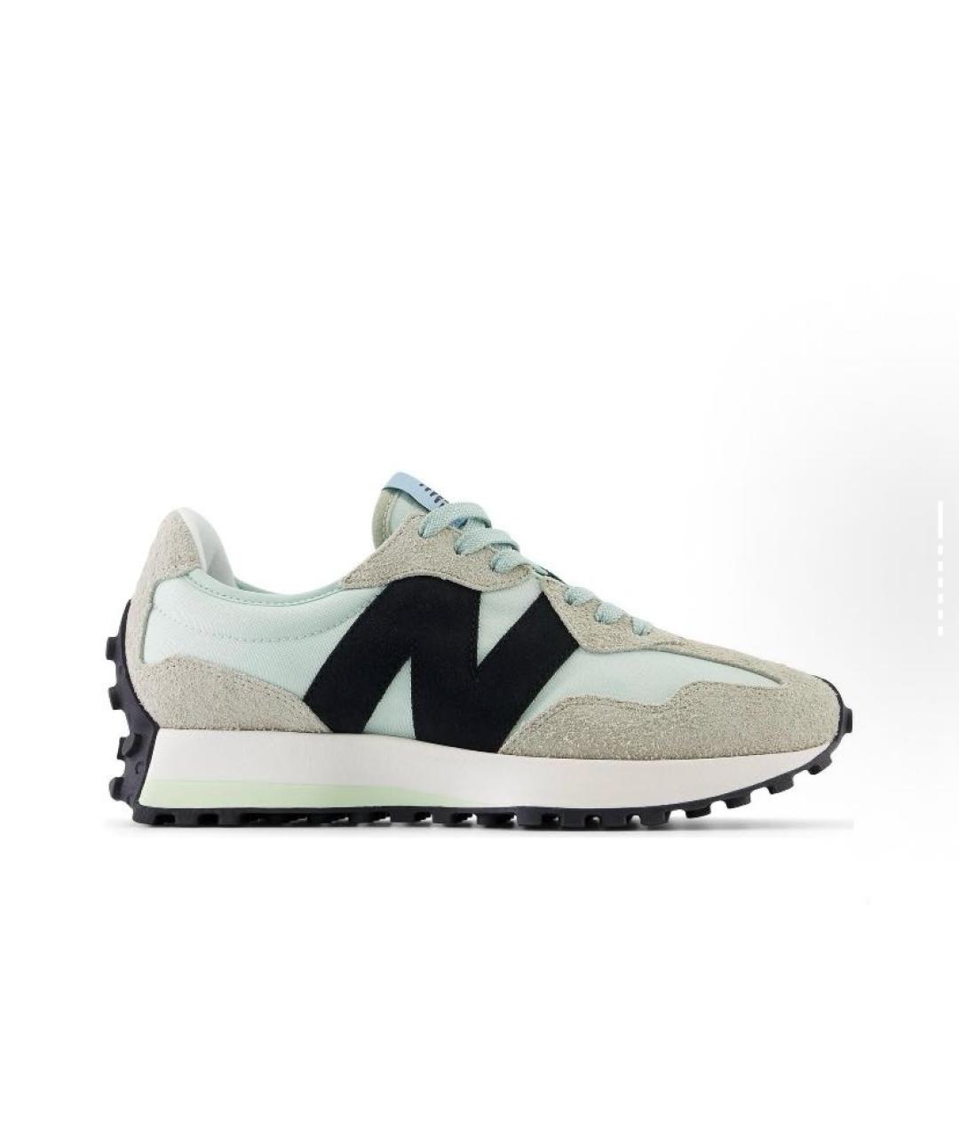 NEW BALANCE Бежевые замшевые низкие кроссовки / кеды, фото 7