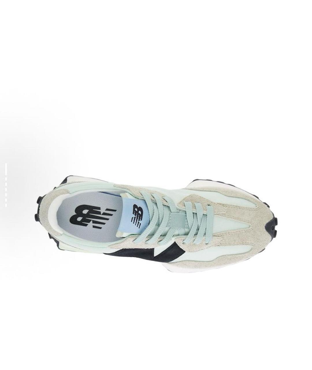 NEW BALANCE Бежевые замшевые низкие кроссовки / кеды, фото 5
