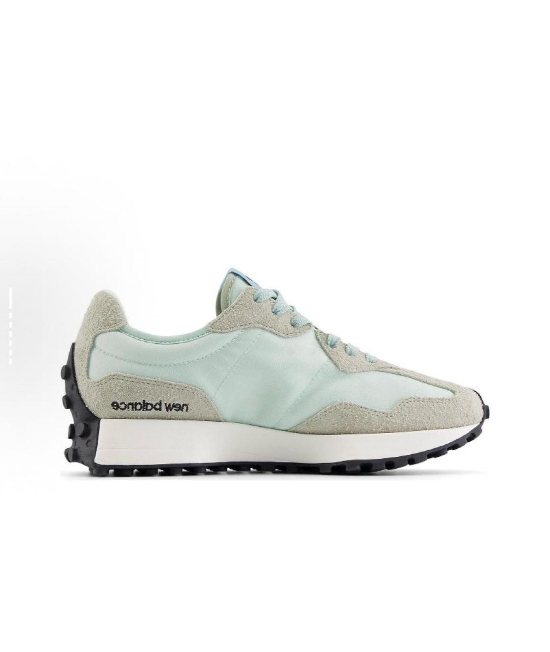 NEW BALANCE Бежевые замшевые низкие кроссовки / кеды, фото 3