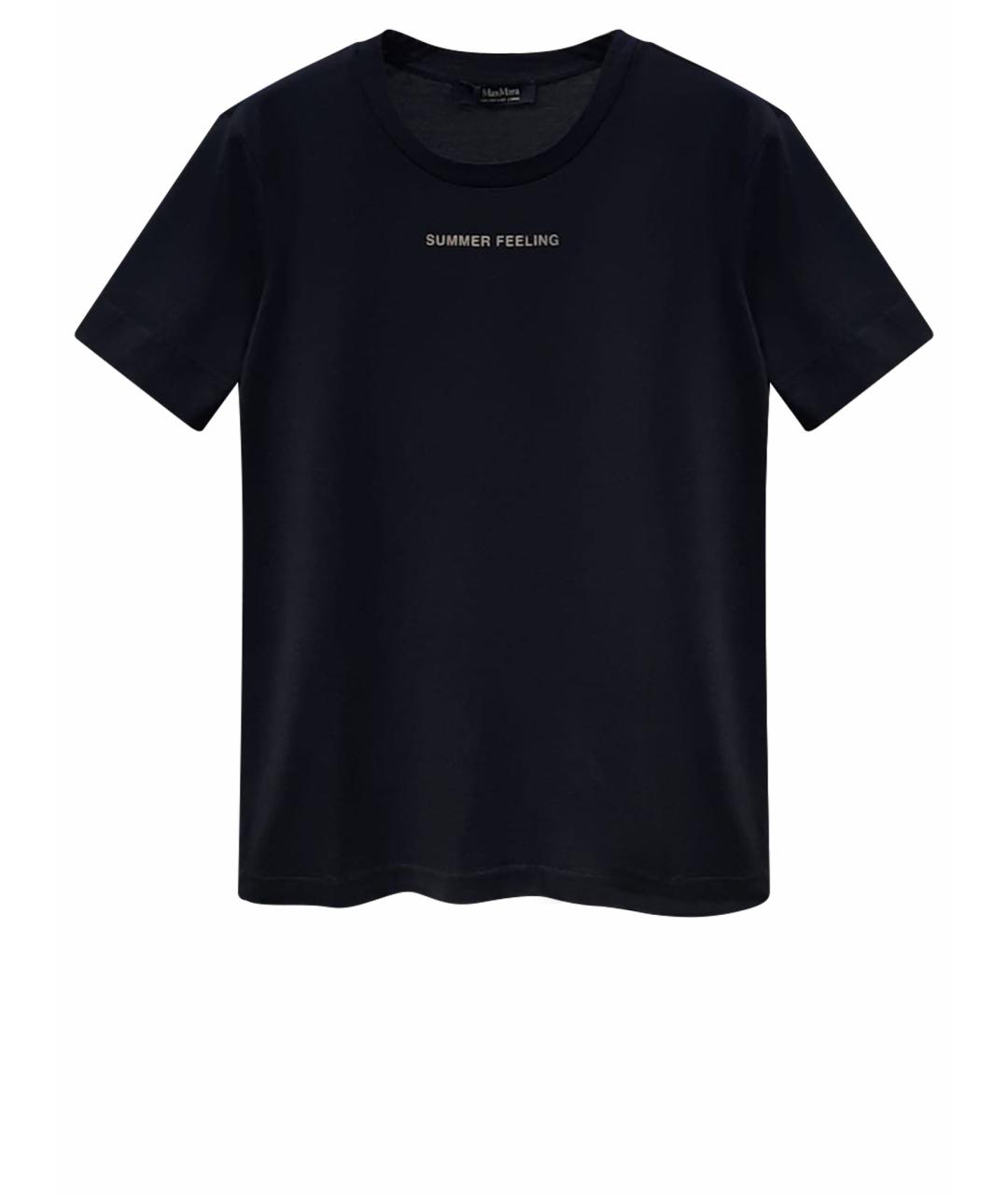 'S MAX MARA Черная футболка, фото 1