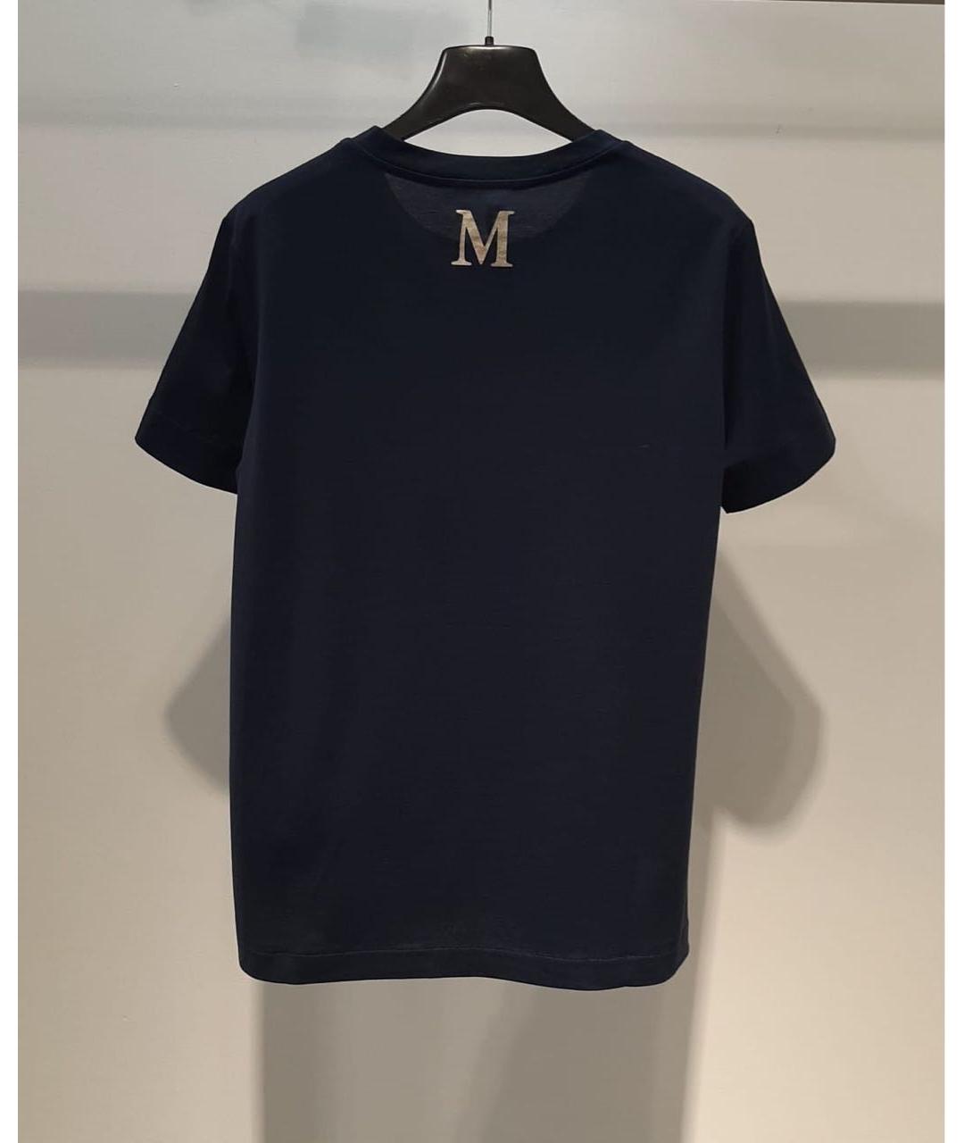 'S MAX MARA Черная футболка, фото 2