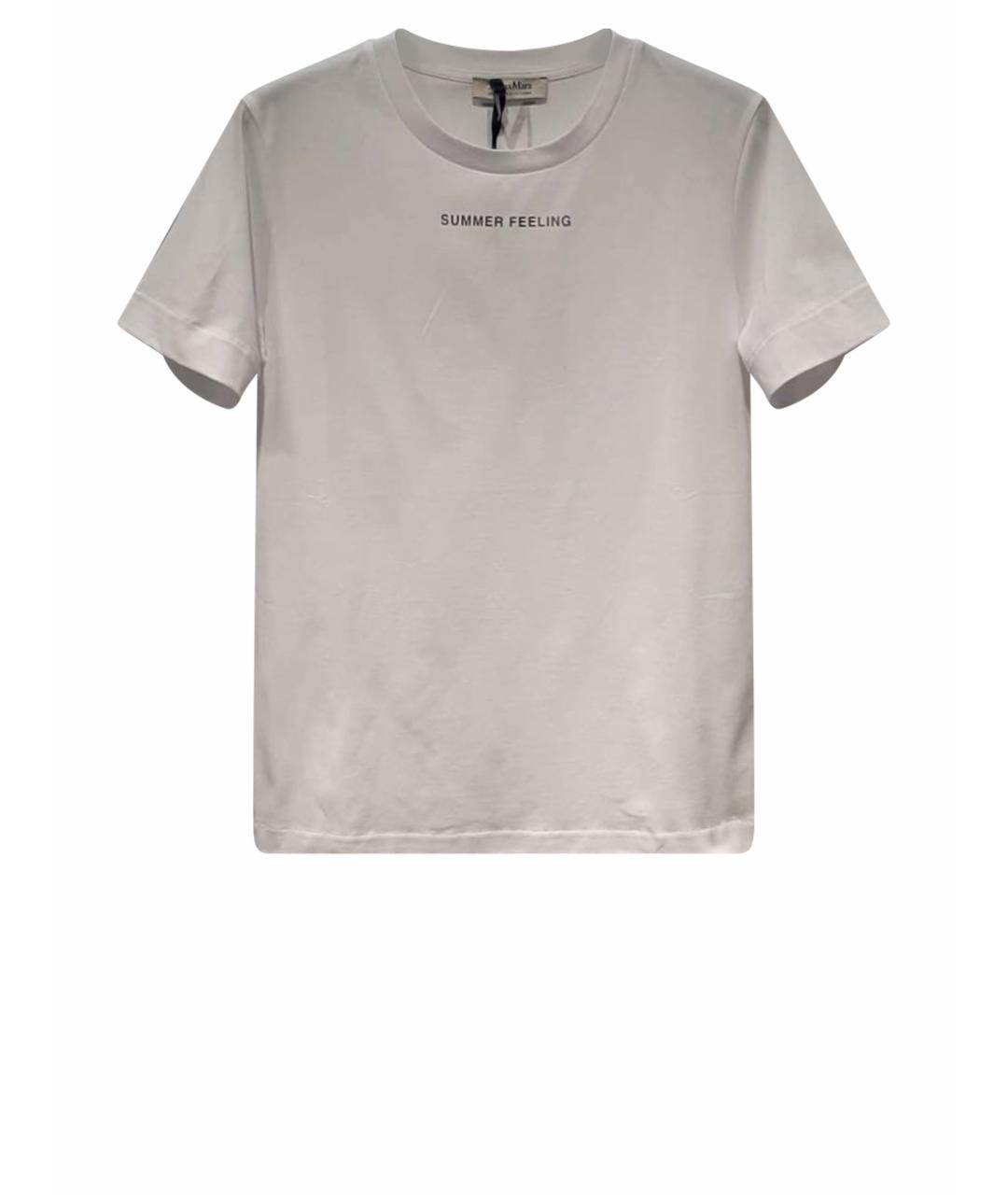 'S MAX MARA Белая футболка, фото 1
