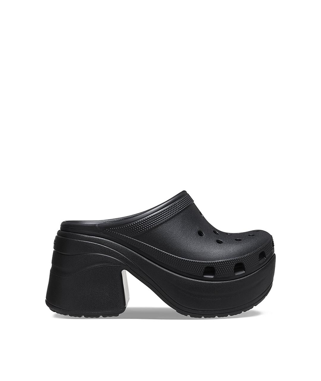 CROCS Черные резиновые сабо, фото 1