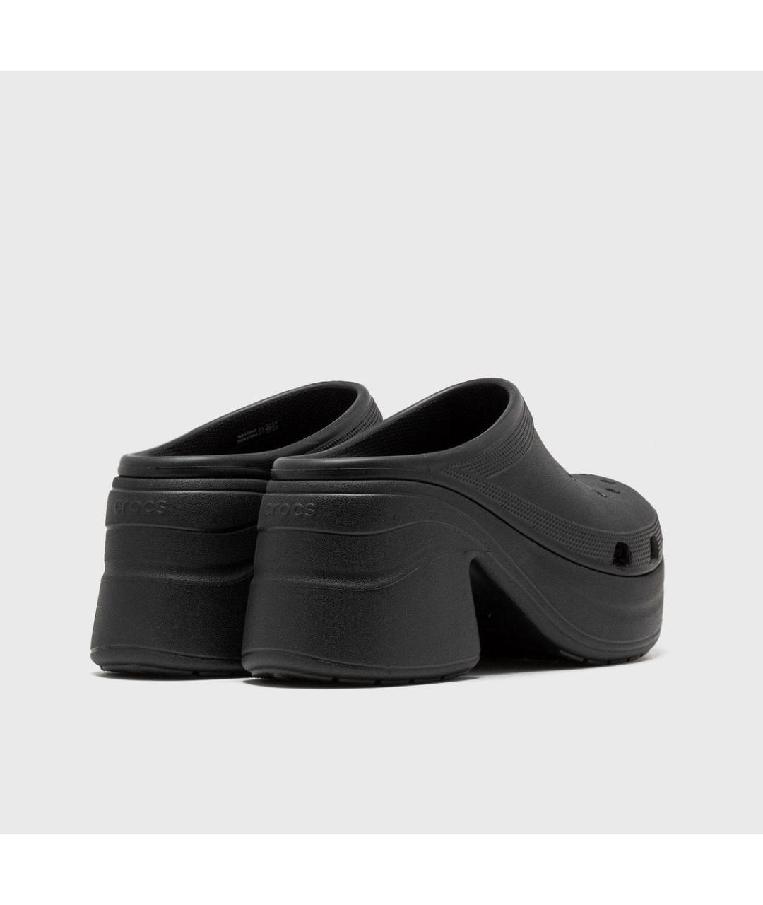 CROCS Черные резиновые сабо, фото 3