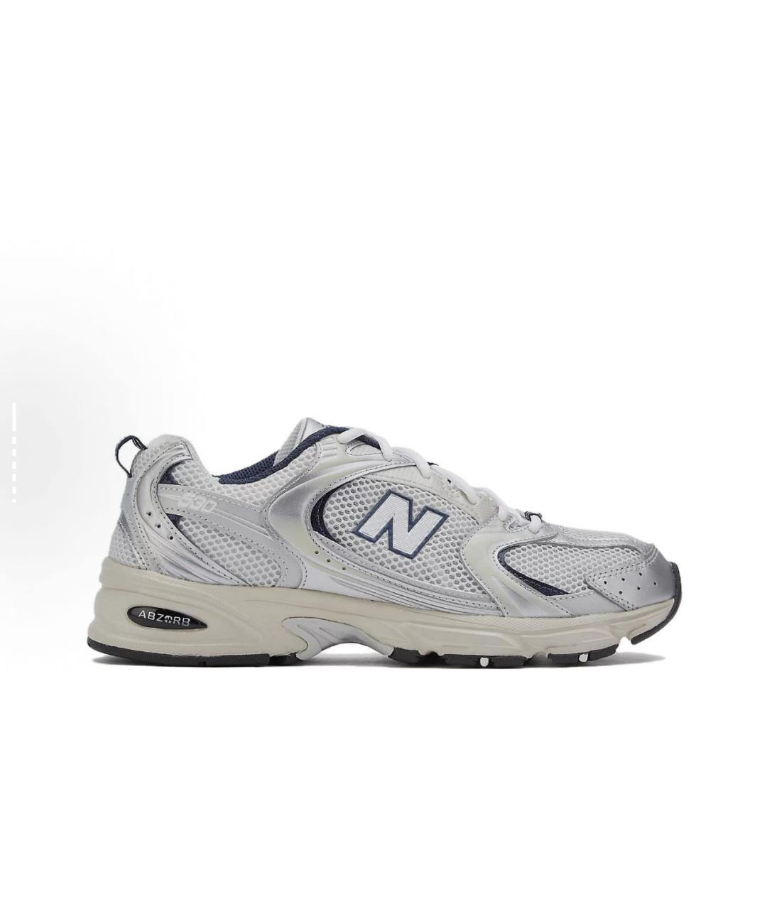 NEW BALANCE Серые низкие кроссовки / кеды, фото 5