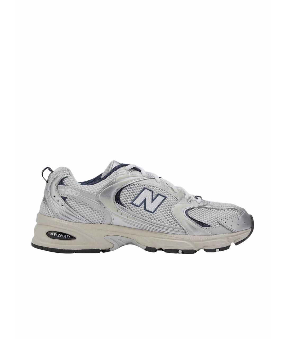NEW BALANCE Серые низкие кроссовки / кеды, фото 1