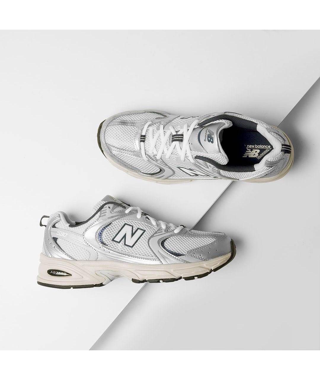 NEW BALANCE Серые низкие кроссовки / кеды, фото 2