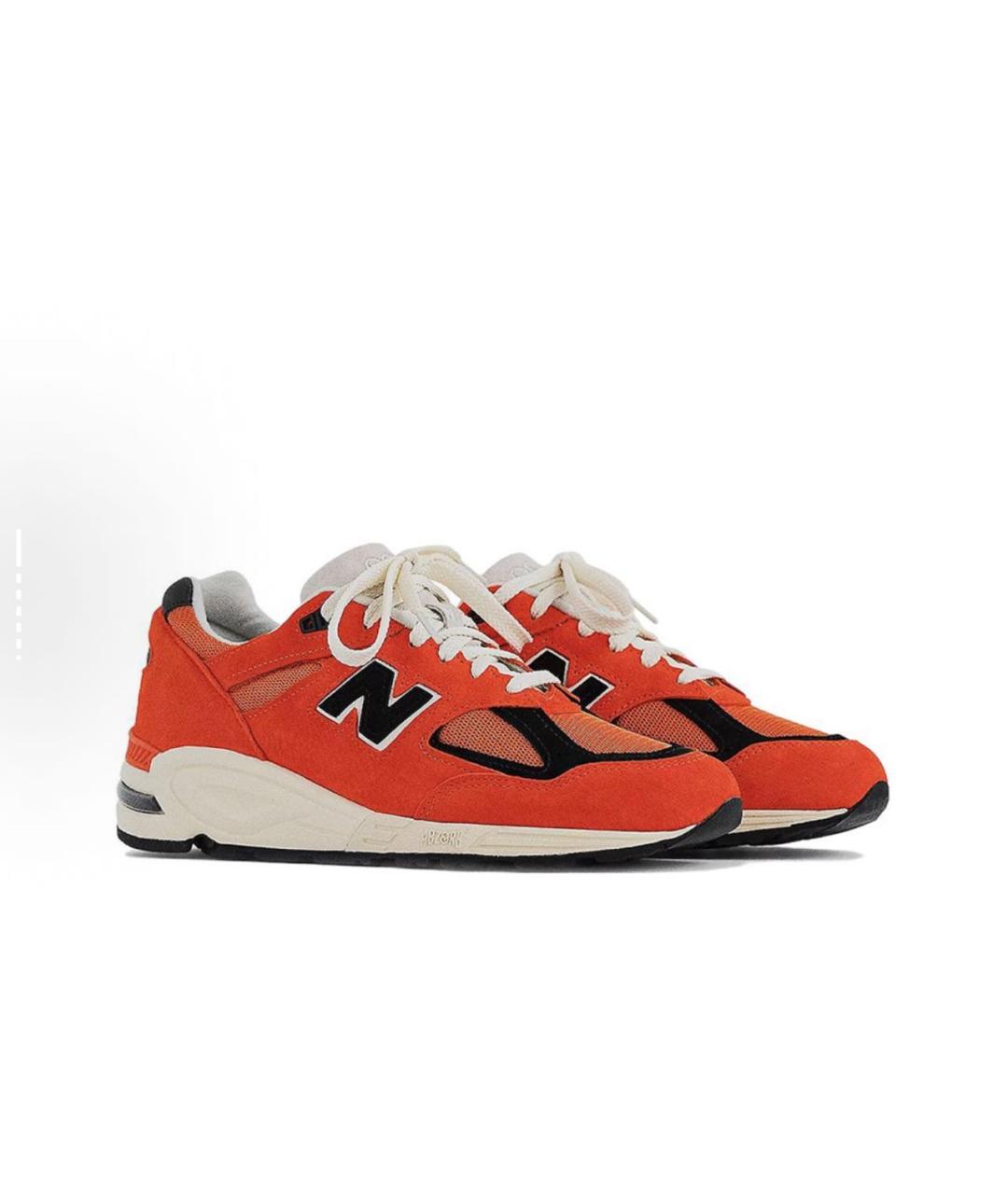NEW BALANCE Оранжевое низкие кроссовки / кеды, фото 2