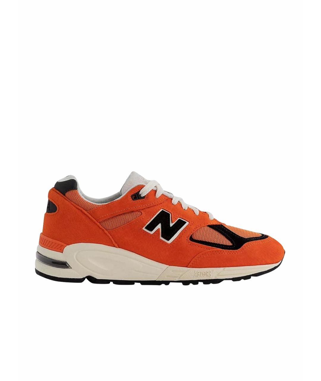 NEW BALANCE Оранжевое низкие кроссовки / кеды, фото 1