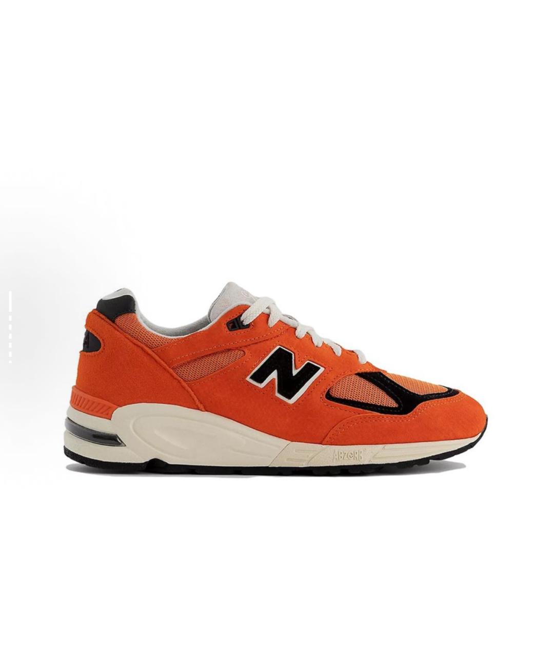 NEW BALANCE Оранжевое низкие кроссовки / кеды, фото 6