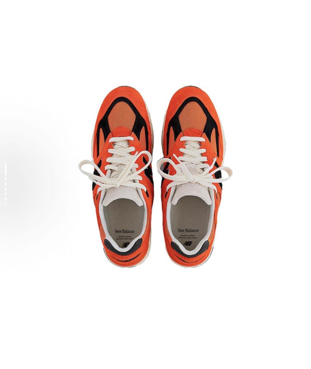 NEW BALANCE Оранжевое низкие кроссовки / кеды, фото 3