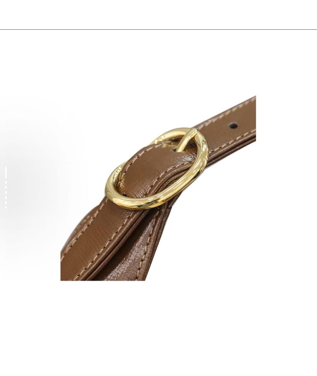 GUCCI Коричневая сумка с короткими ручками, фото 5
