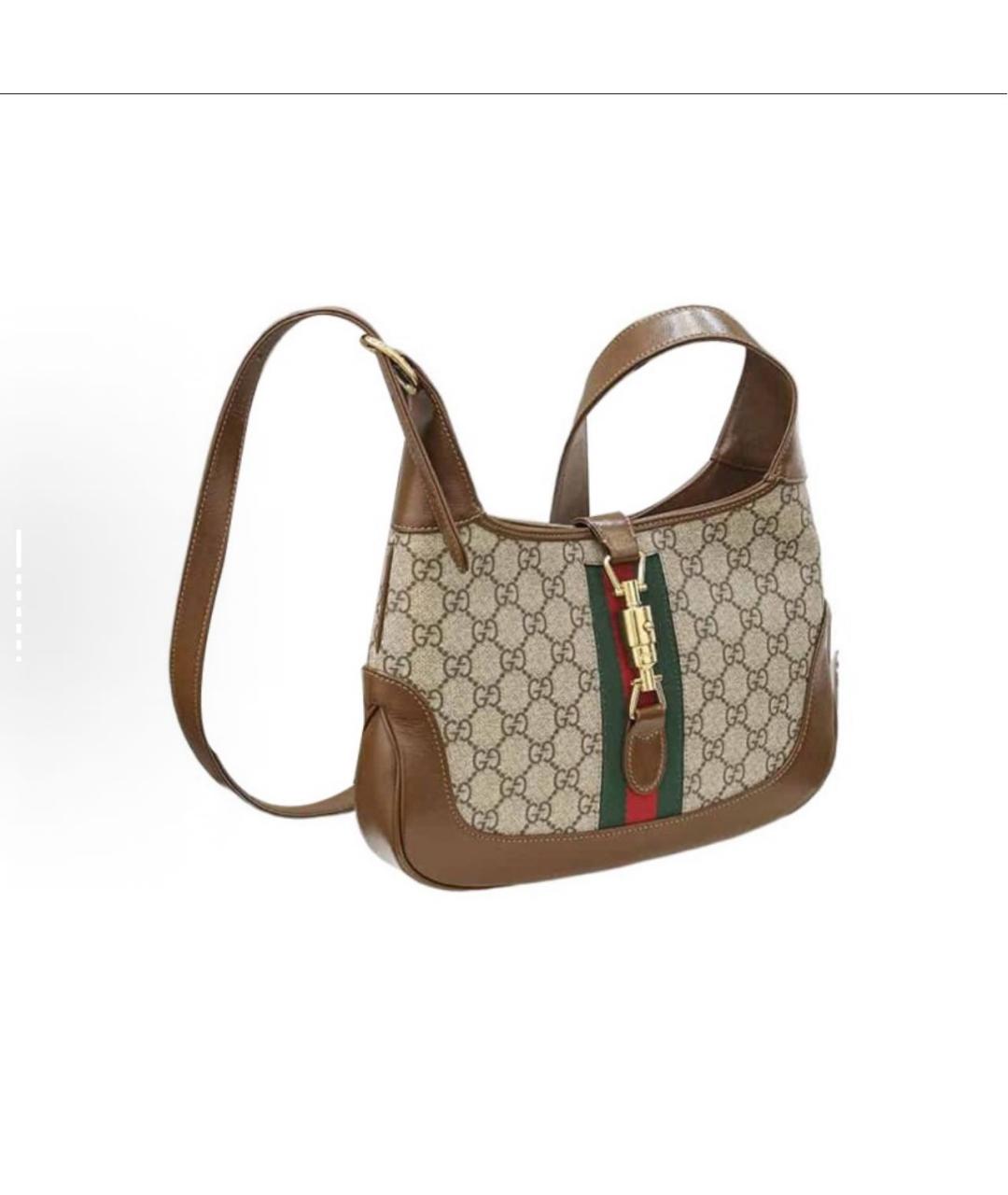GUCCI Коричневая сумка с короткими ручками, фото 4