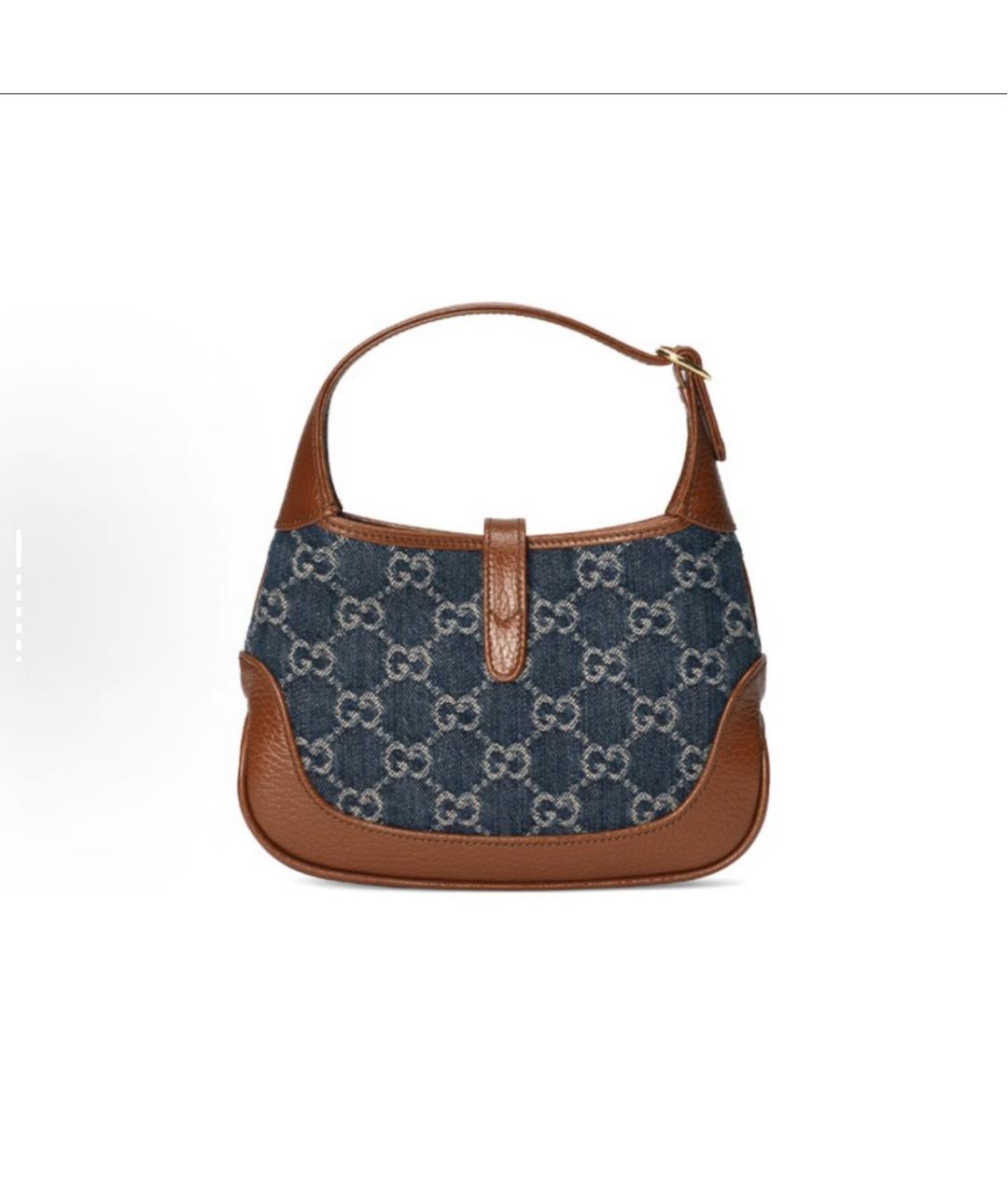 GUCCI Синяя сумка с короткими ручками, фото 4