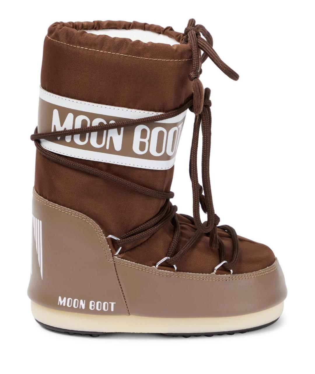 MOON BOOT Коричневые ботинки, фото 1