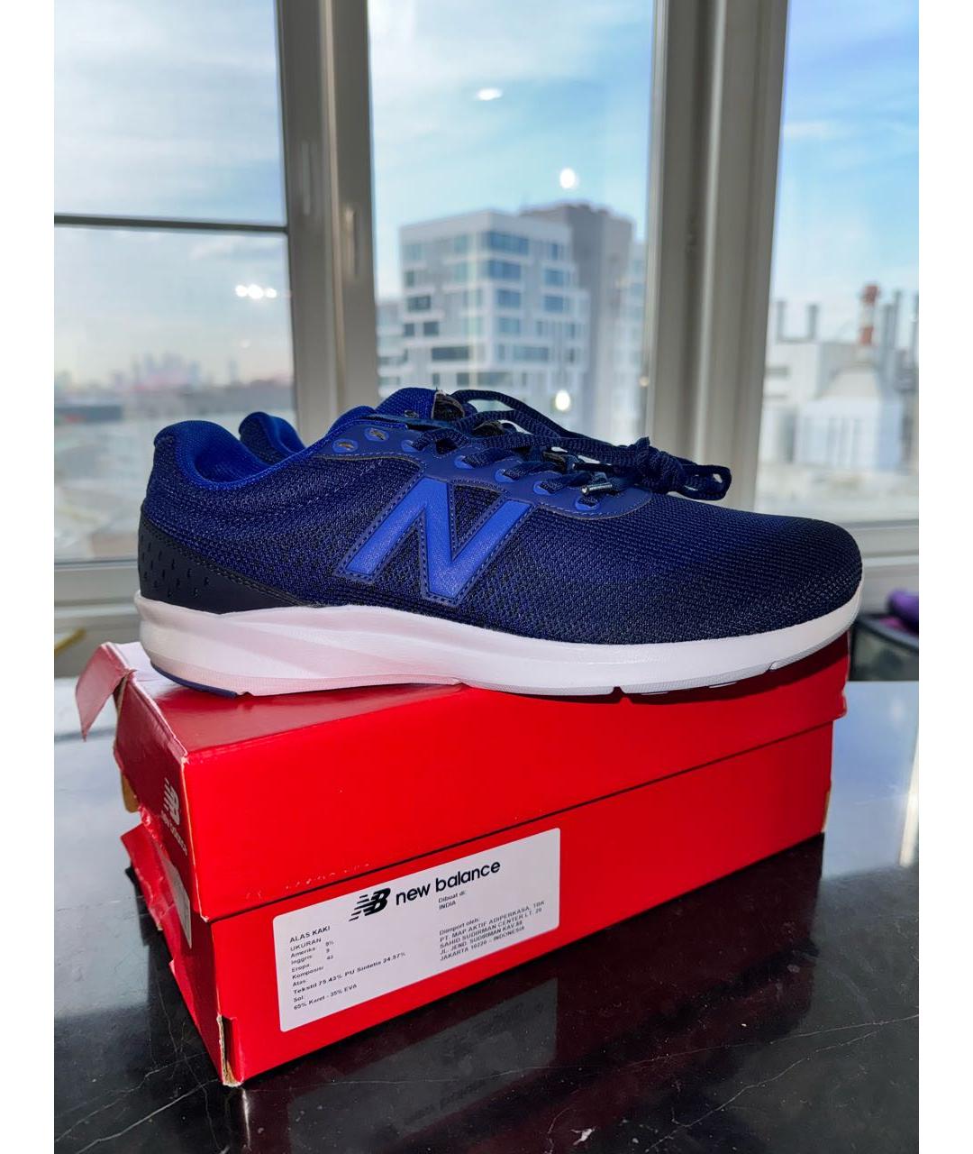 NEW BALANCE Синие текстильные низкие кроссовки / кеды, фото 7