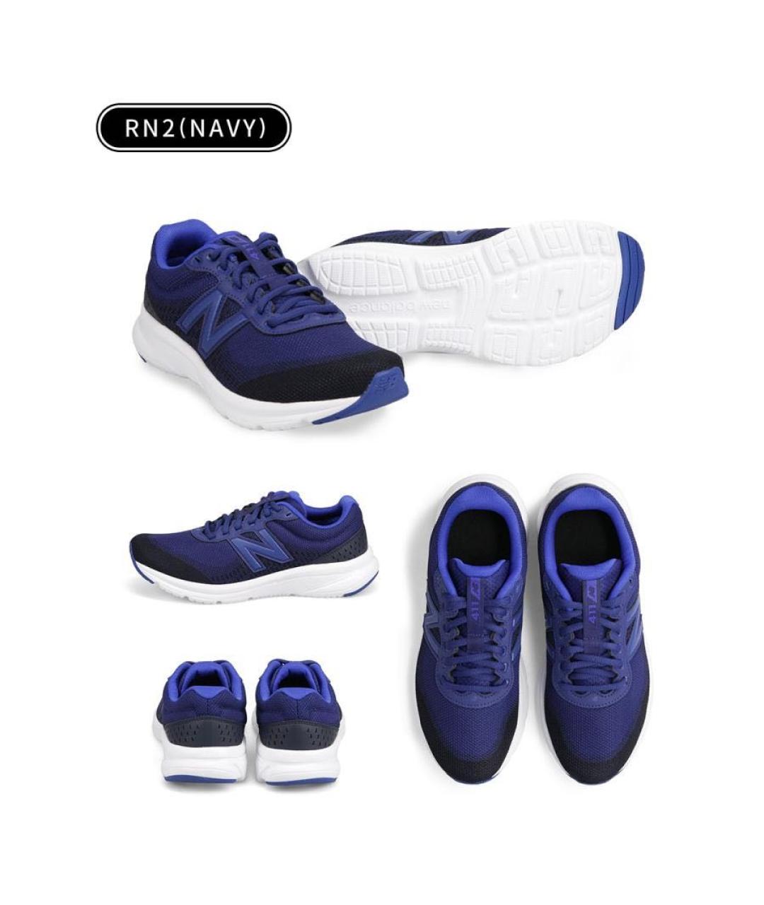 NEW BALANCE Синие текстильные низкие кроссовки / кеды, фото 4