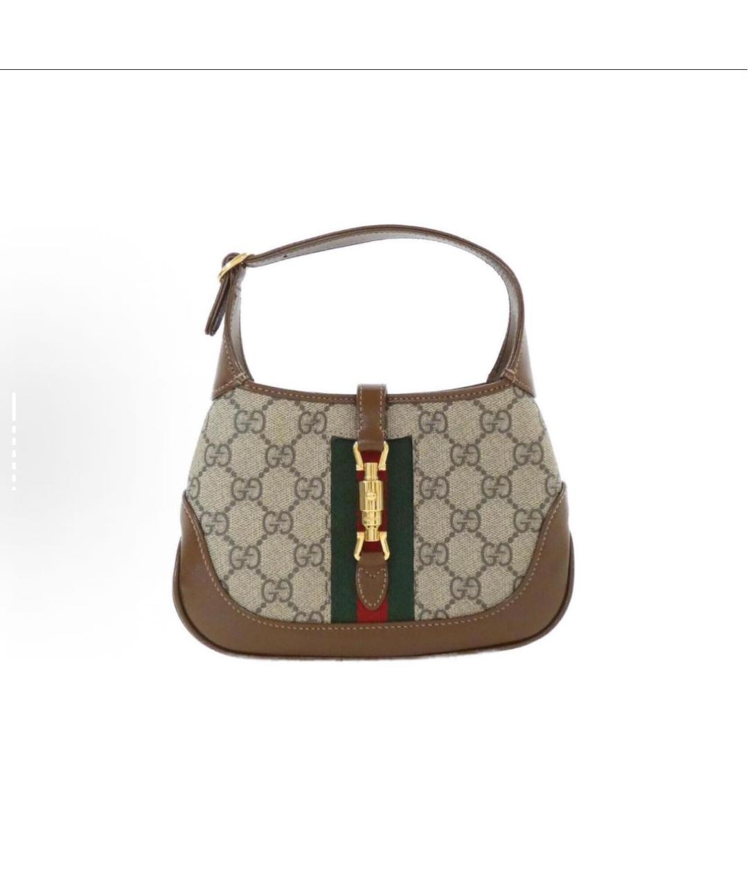 GUCCI Коричневая сумка с короткими ручками, фото 8