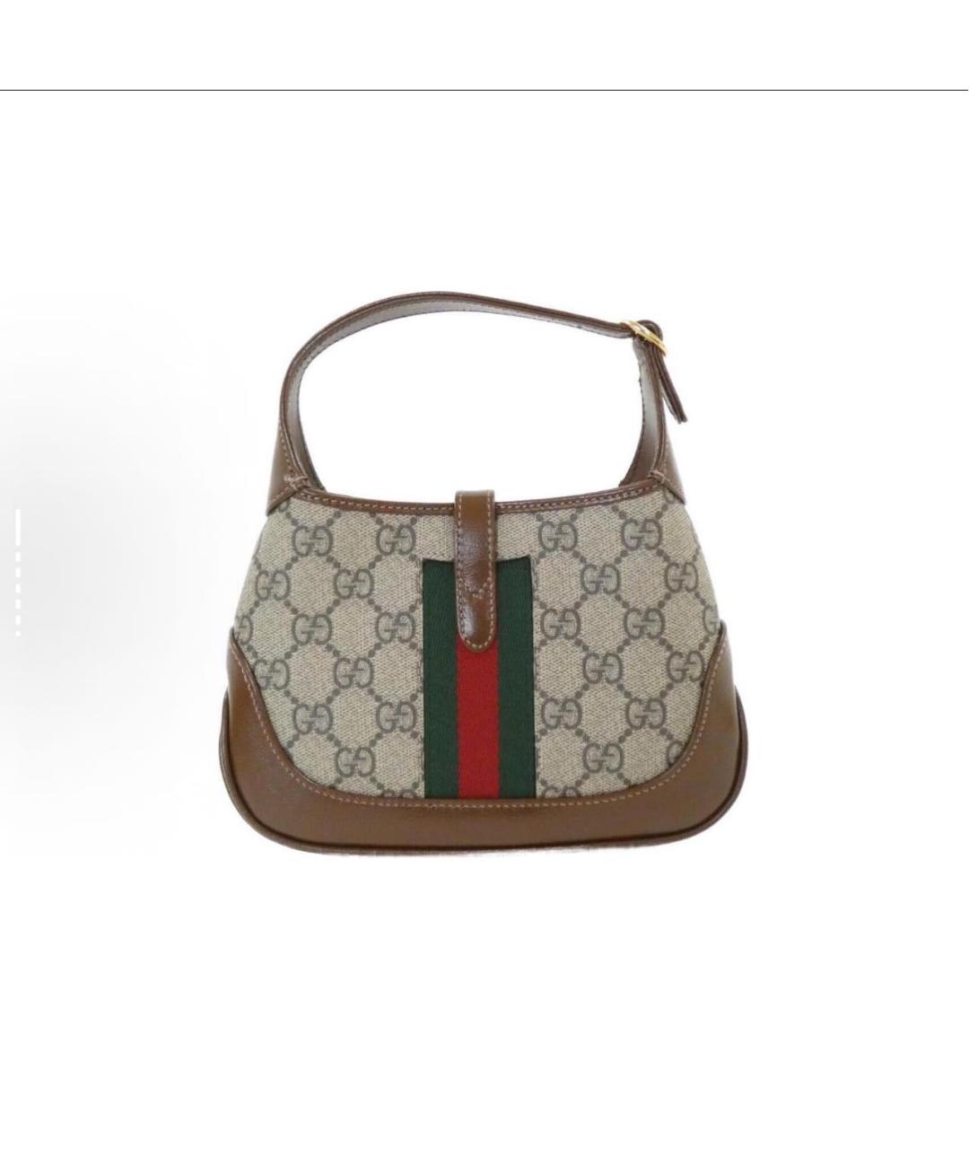 GUCCI Коричневая сумка с короткими ручками, фото 2