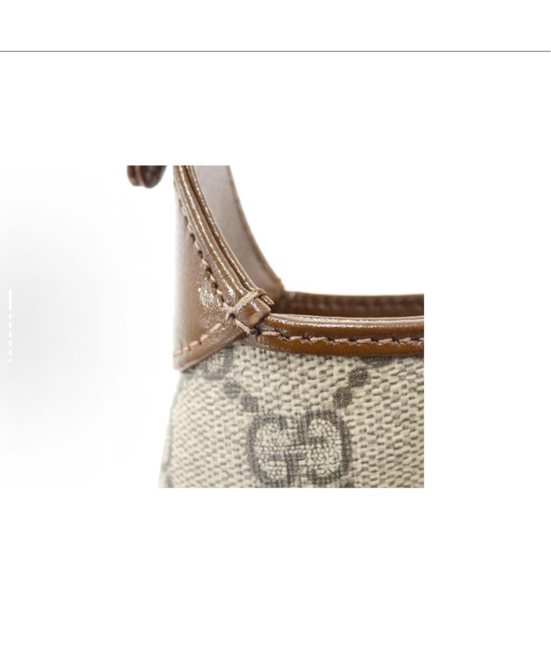 GUCCI Коричневая сумка с короткими ручками, фото 4
