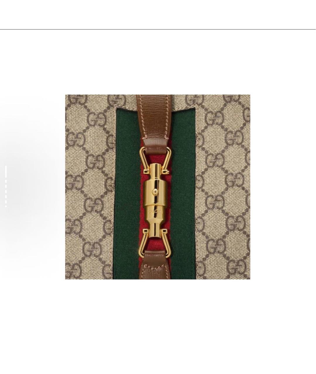 GUCCI Коричневая сумка с короткими ручками, фото 5