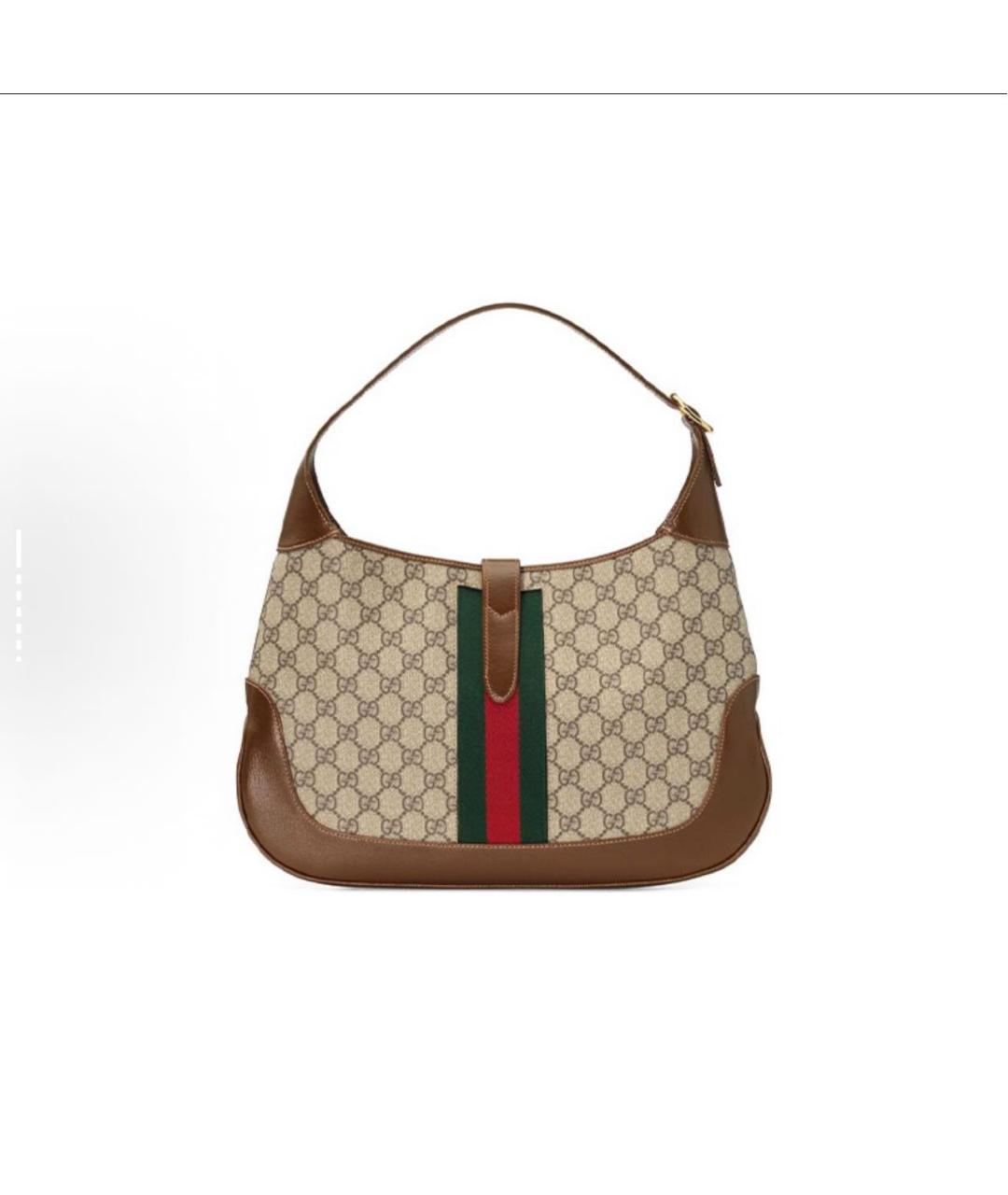 GUCCI Коричневая сумка с короткими ручками, фото 3