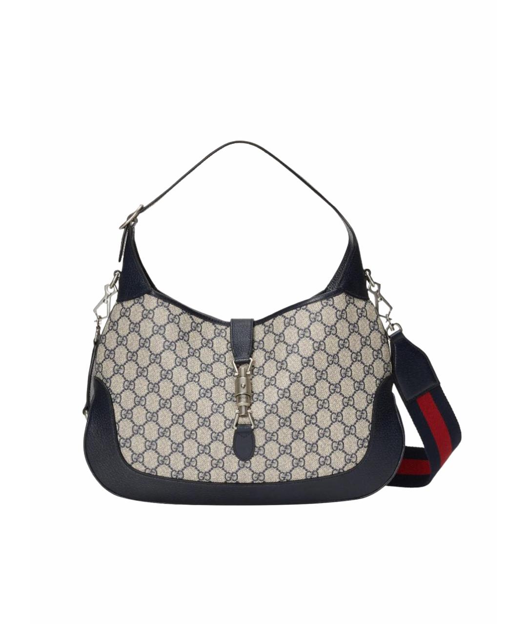 GUCCI Синяя сумка с короткими ручками, фото 1