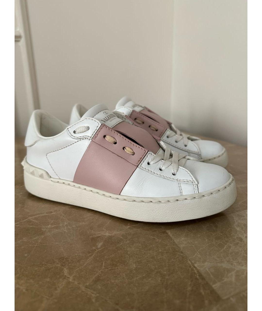 VALENTINO Белые кожаные кеды, фото 5