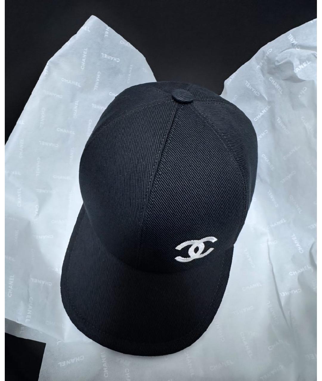 CHANEL Черная кепка, фото 6