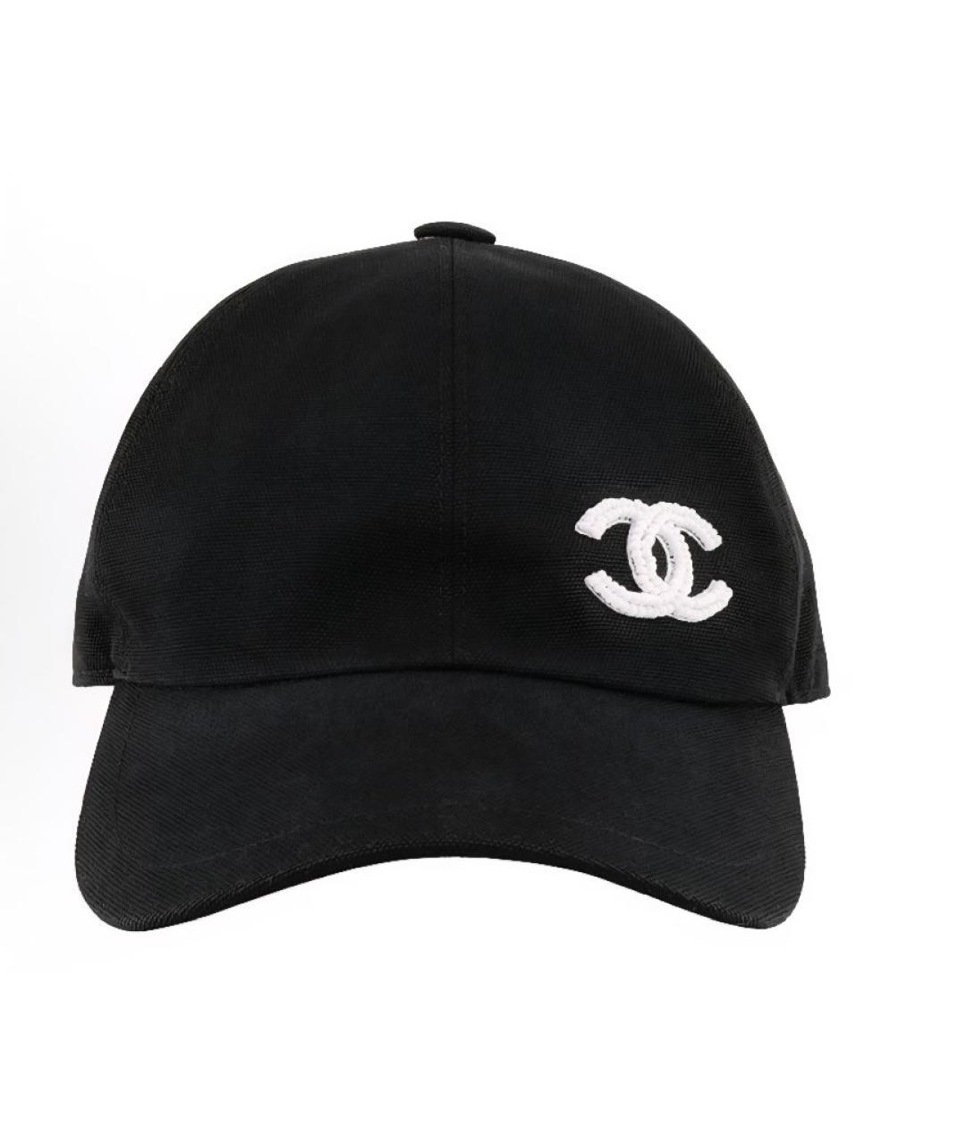 CHANEL Черная кепка, фото 2