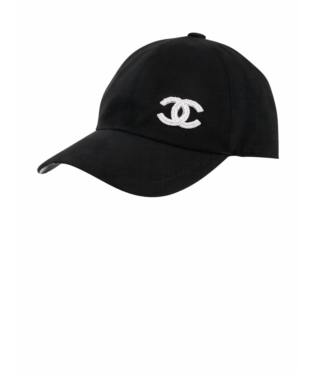 CHANEL Черная кепка, фото 1