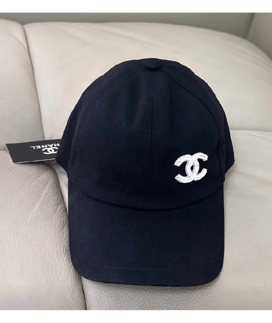 CHANEL Черная кепка, фото 7
