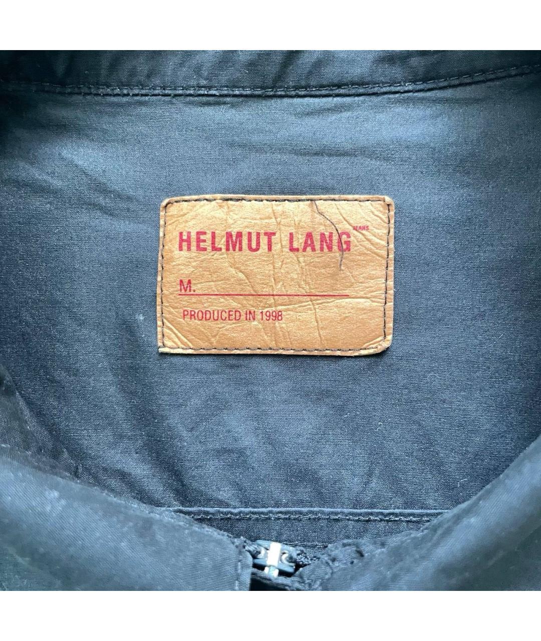 HELMUT LANG Черная хлопковая куртка, фото 5