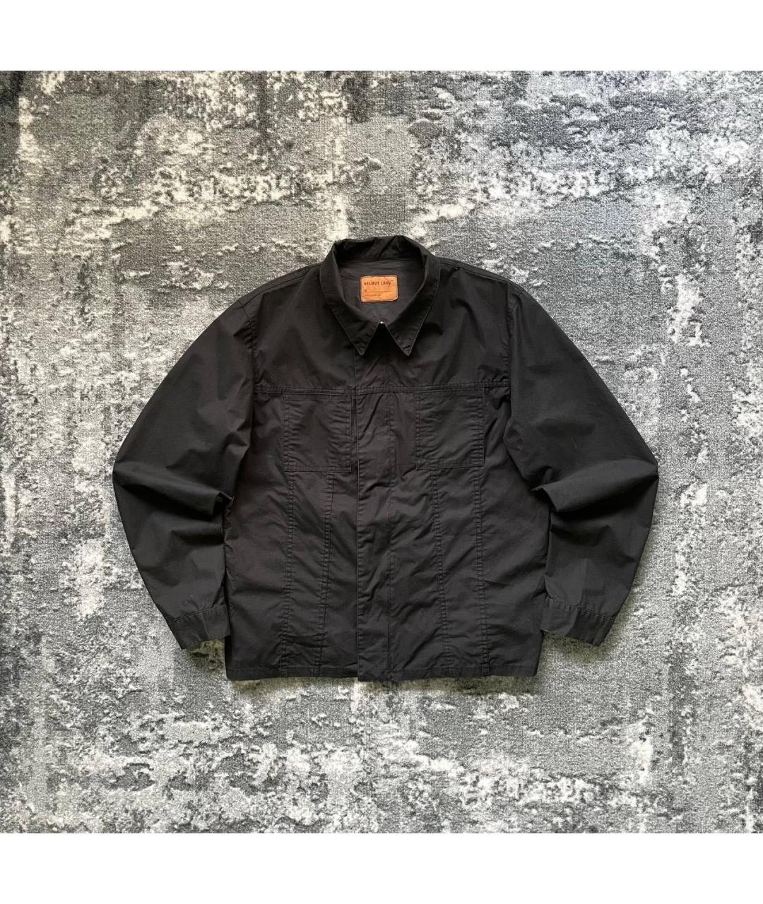 HELMUT LANG Черная хлопковая куртка, фото 9