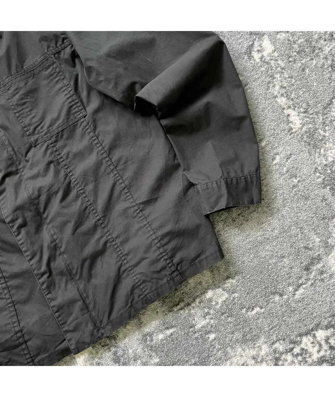 HELMUT LANG Черная хлопковая куртка, фото 3