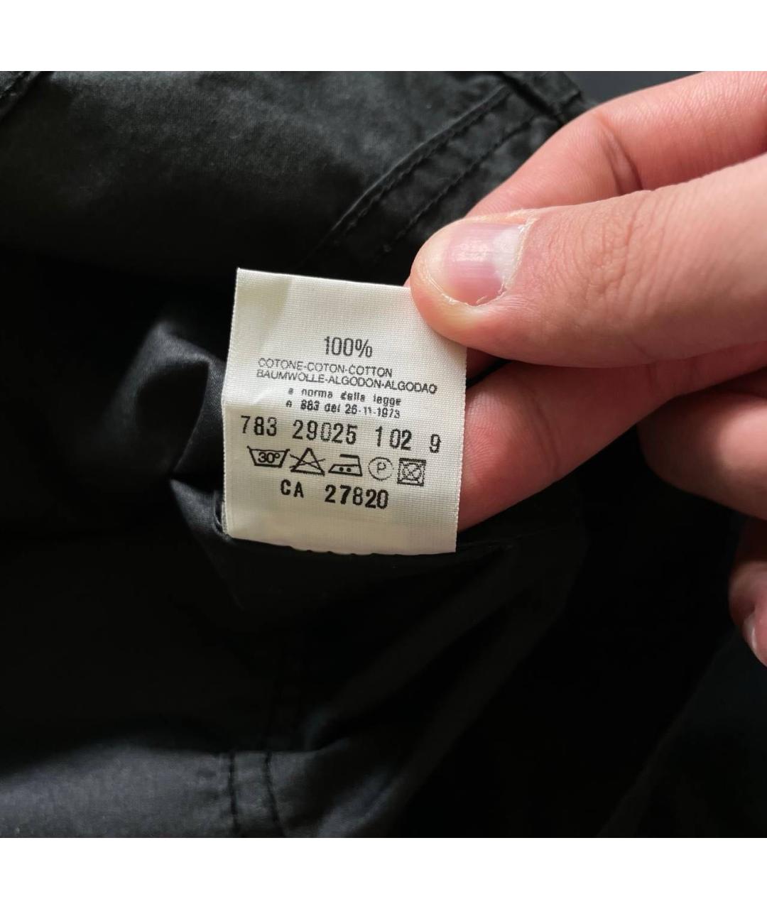 HELMUT LANG Черная хлопковая куртка, фото 7