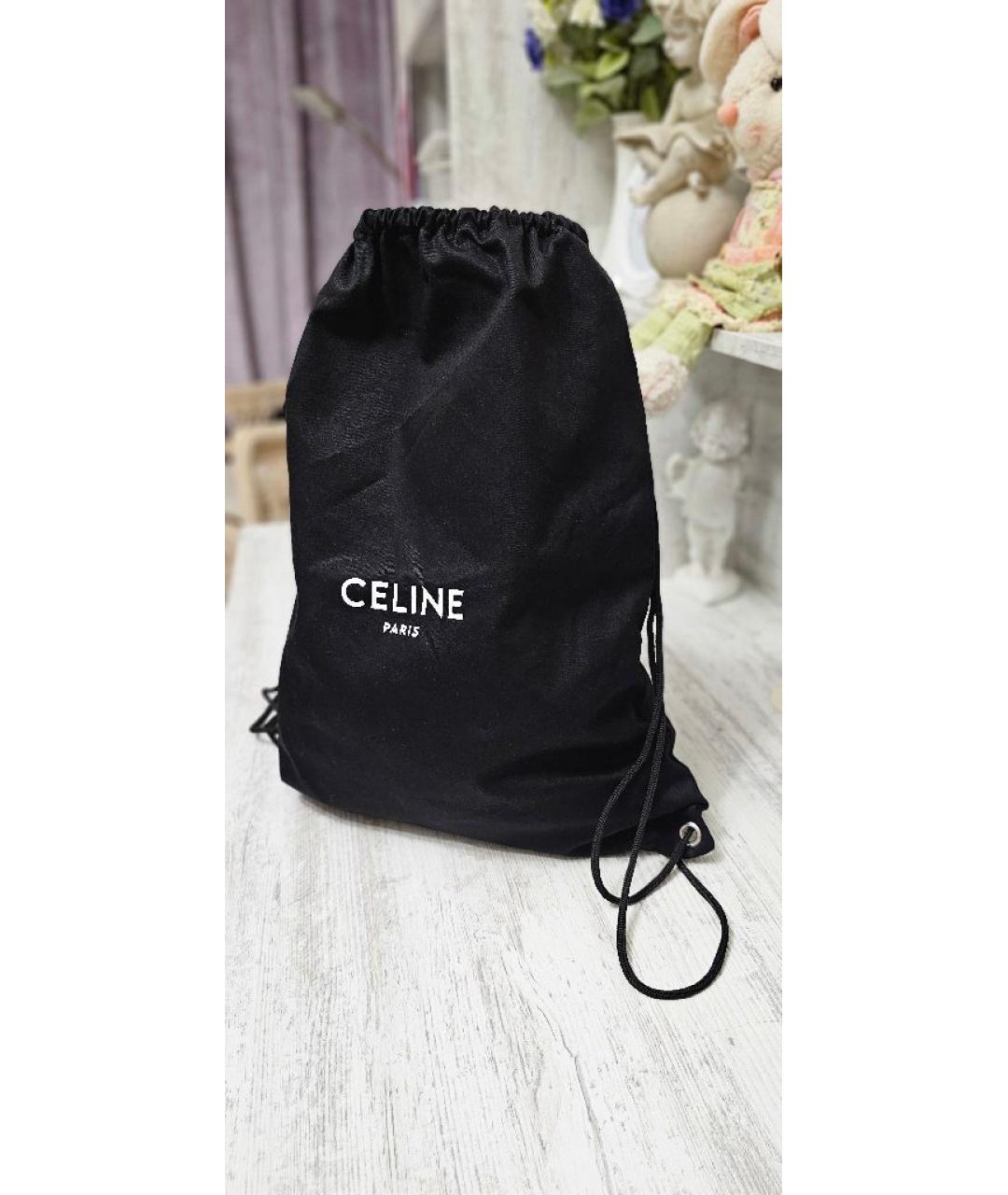 CELINE Черный тканевый рюкзак, фото 5