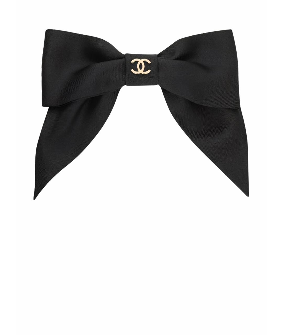 CHANEL Черная заколка, фото 1