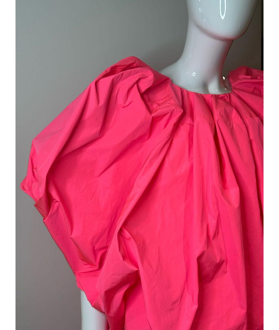 DRIES VAN NOTEN Розовое хлопковое коктейльное платье, фото 2