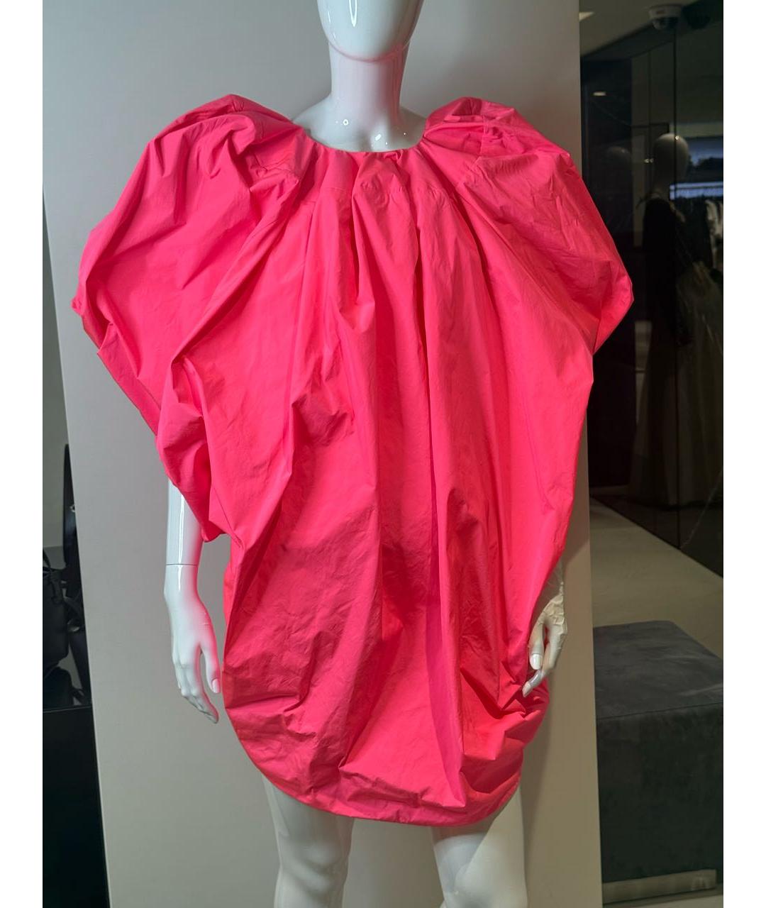 DRIES VAN NOTEN Розовое хлопковое коктейльное платье, фото 5