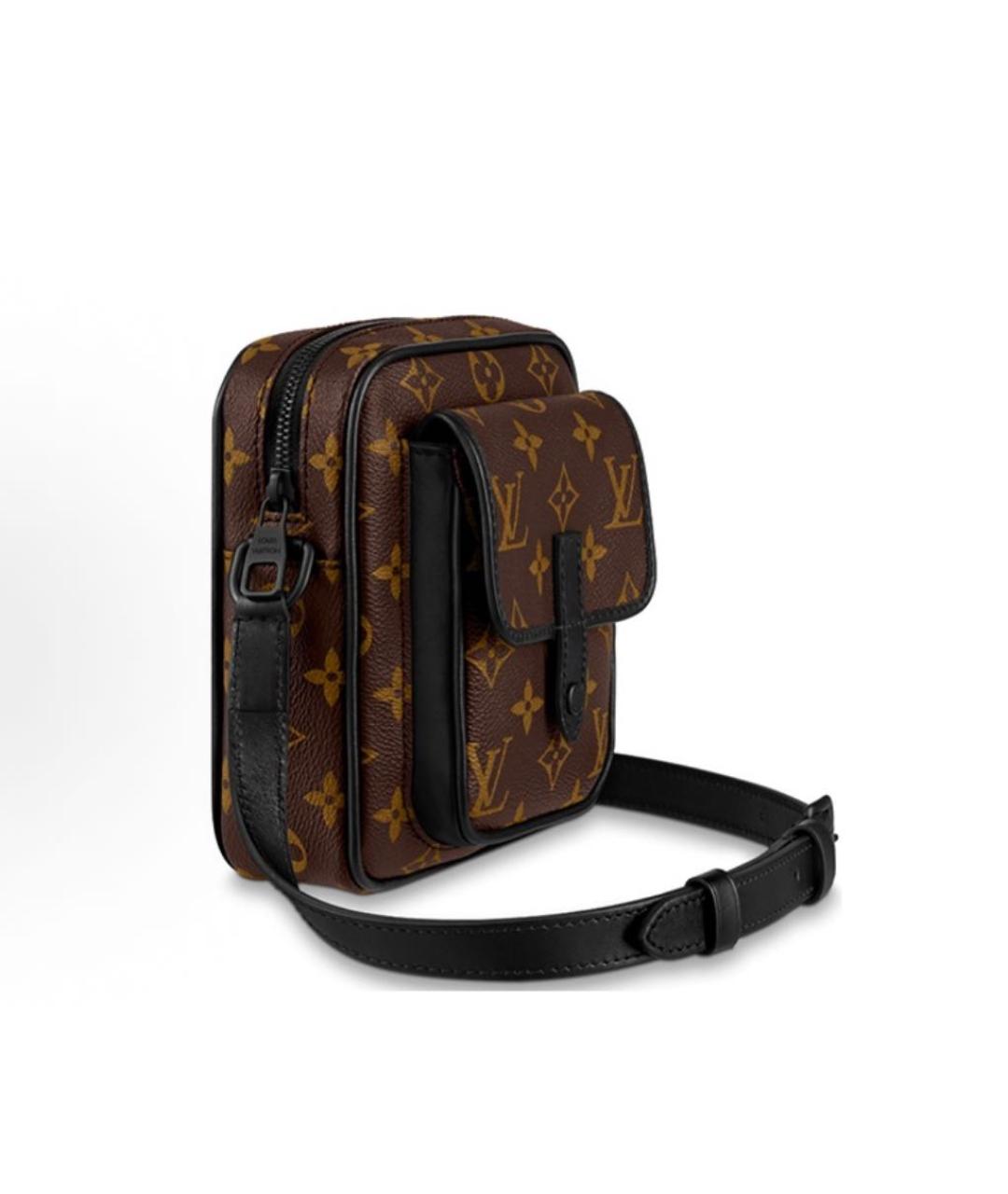 LOUIS VUITTON Коричневая сумка на плечо, фото 2