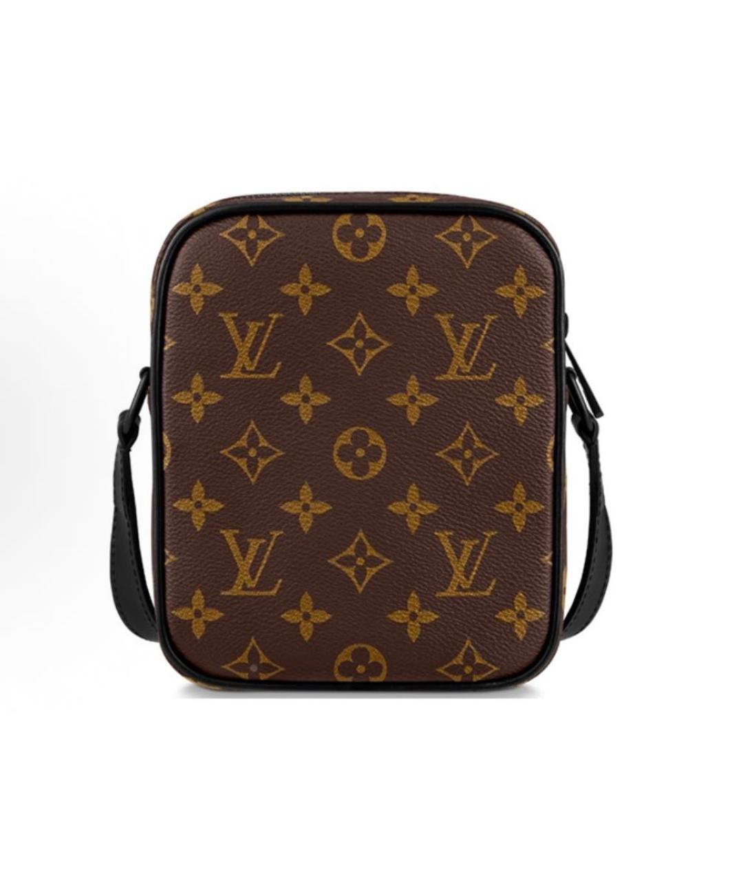 LOUIS VUITTON Коричневая сумка на плечо, фото 3
