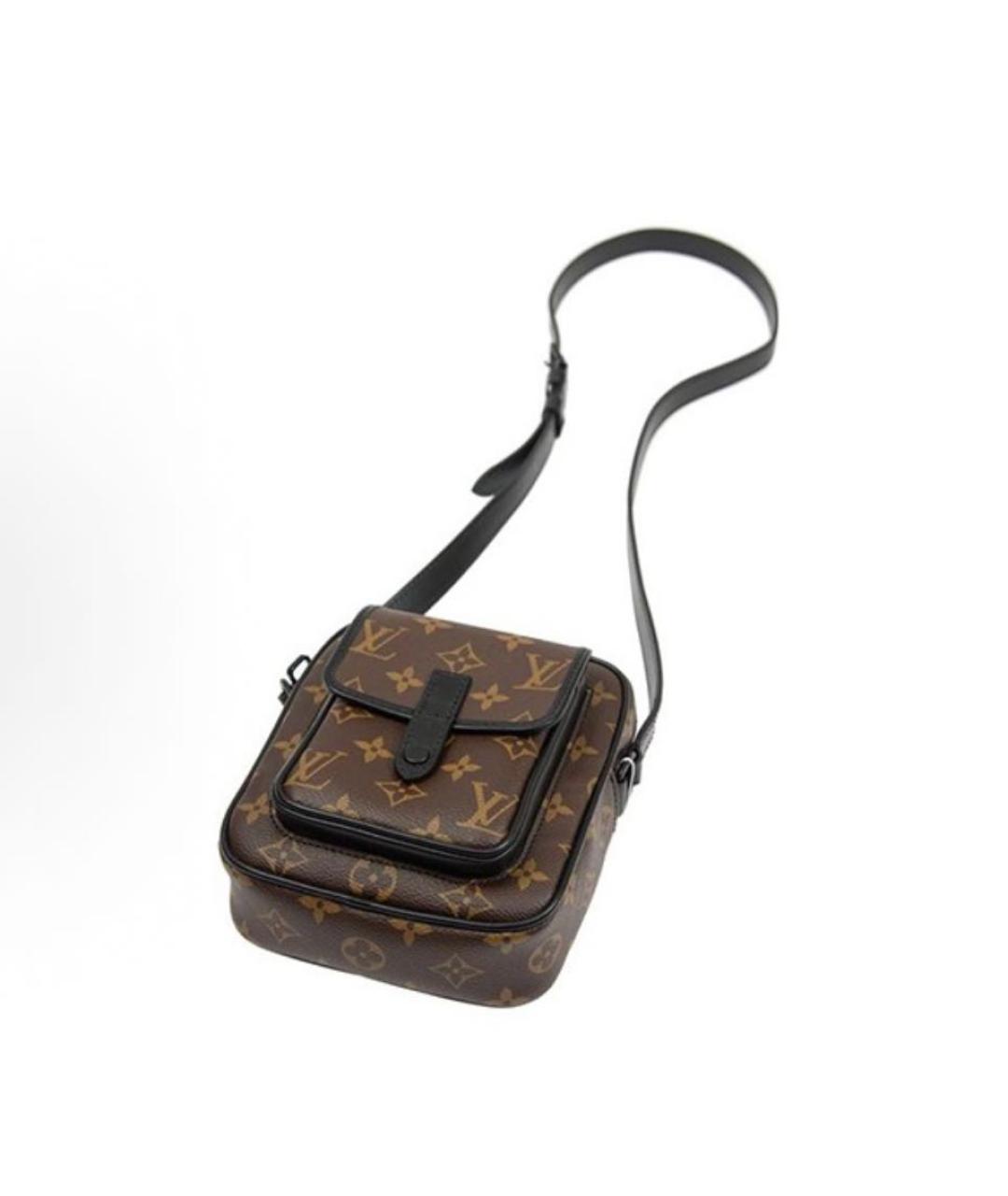 LOUIS VUITTON Коричневая сумка на плечо, фото 4